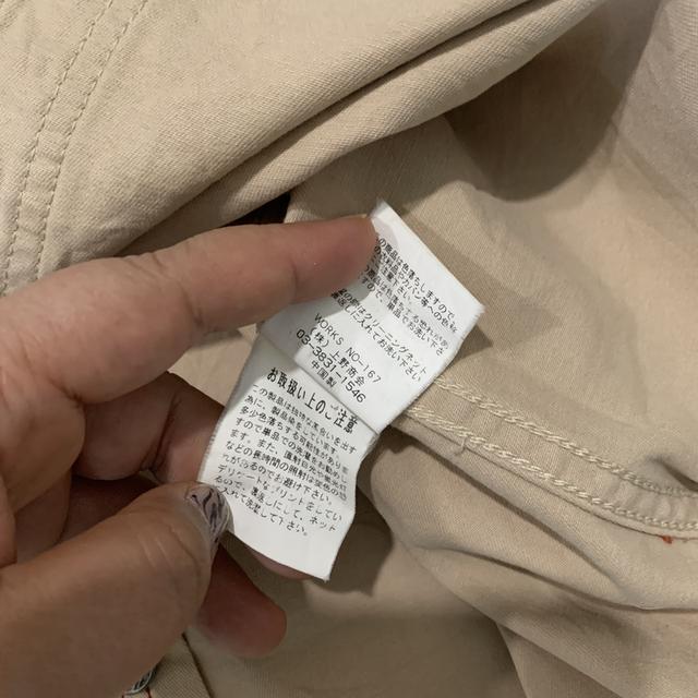 เสื้อเชิ้ต Avirex สีน้ำตาลเบจ รูปที่ 14