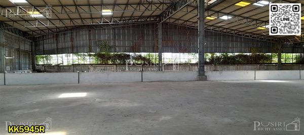 โกดังให้เช่า ราคาถูก 50 บาท/ตร.ม. นครปฐม แบ่งเช่าได้ 500-4,000 ตร.ม. ถนนกว้าง เดินทางง่าย เทรลเลอร์เข้า-ออกสะดวก ใกล้แม็คโครนครปฐม-KK5945R 3