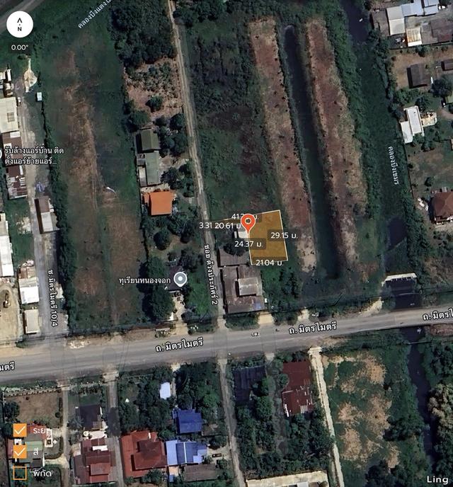 ขายด่วนที่ดิน 165.7 ตรว ติดถนนหินคลุก ถนนมิตรไมตรี หนองจอก กทม. 5