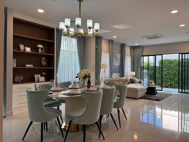 MHR255 Private Pool House & Pet Friendly! ให้เช่าบ้านเดี่ยวหรู นันทวัน พระราม 9 กรุงเทพกรีฑาตัดใหม่ บ้านสวยพร้อมสระว่ายน้ำส่วนตัว 4