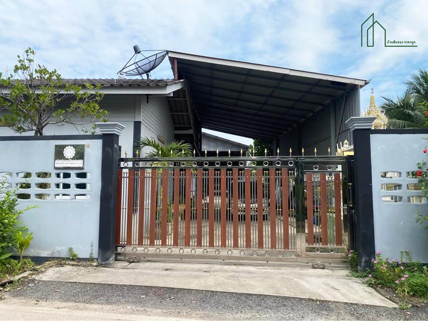 บ้านพร้อม โกดัง บ้านแพ้ว พระราม2 บนเนื้อที่ 158.5 ตารางวา ตกแต่งสวย พร้อมอยู่  1