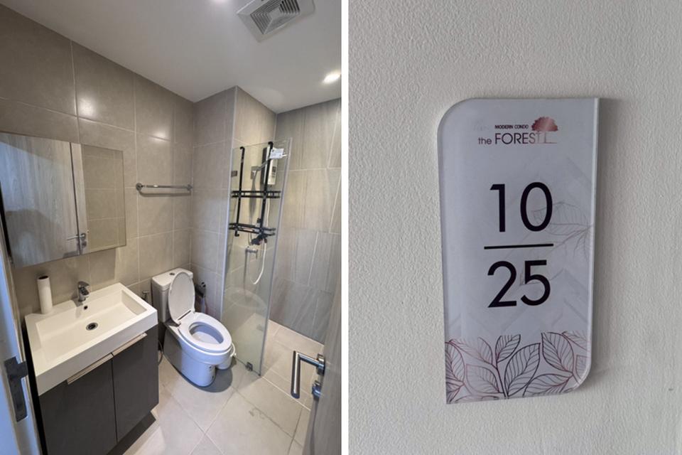 Modern Condo The Forest Rama 2 ขนาด 25.86 ตารางเมตร 1 ห้องนอน ชั้น4 Built-in SB ทั้งห้อง ใกล้เซ็นทรัล พระรามสอง 9