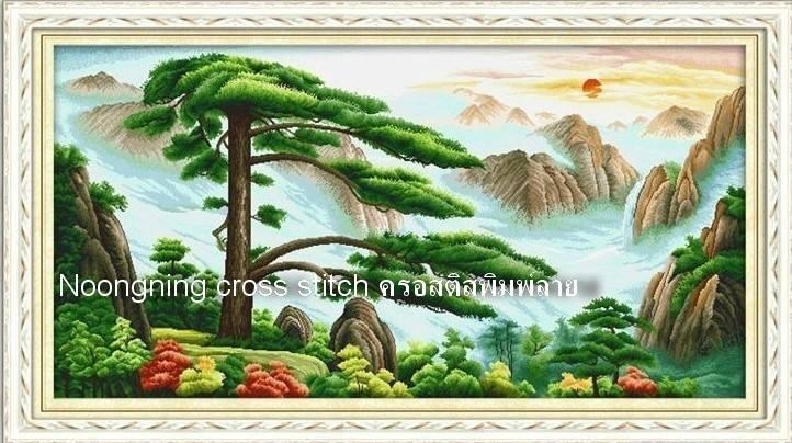 ร้าน Noongning Cross stitch ครอสติสพิมพ์ลาย จำหน่ายอุปกรณ์ครอสติส ภาพติดเพชร1594 4