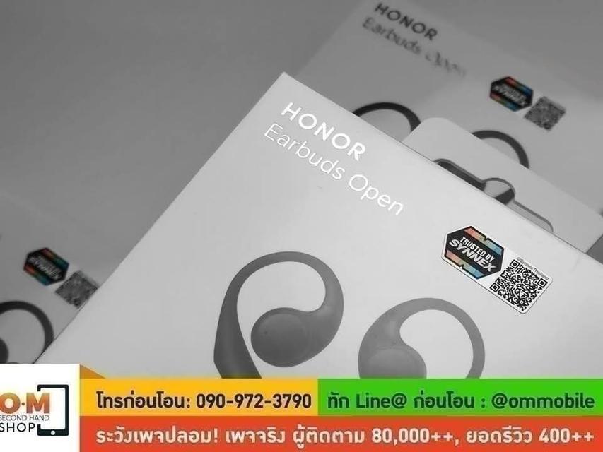 ขาย/แลก Honor Earbuds Open สี Polar Black ศูนย์ไทย ใหม่มือ1 ยังไม่แกะ เพียง 2,990 บาท  3