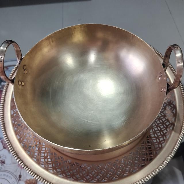 พานทองเหลือง งานเก่าโบราณ 4