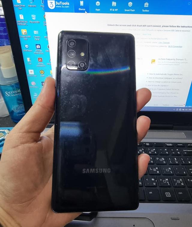 Samsung Galaxy A71 มือสอง เครื่องเปลี่ยนจอมา 2