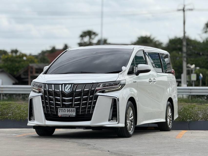 2018 TOYOTA ALPHARD, 2.5 HYBRID SR Cโฉม ปี15-23 สีขาว เกียร์ออโต้ เบนซิน/ไฮบริด