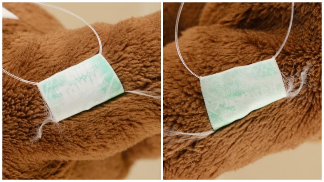 ตุ๊กตา หมีบราวน์・บราวน์คุง・ออริ โพสต์ 🐻 Brown Bear Plush・Mega Jumbo 40 cm ~ LINE FRIENDS・LINE TOWN・Basic Standing Ver. 🐾 รูปที่ 8