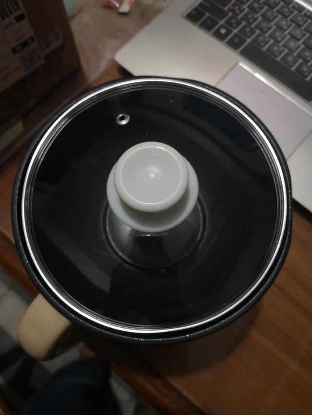 หม้อไฟฟ้าเทฟล่อน ขนาดเล็ก พกพาสะดวก ไม่มีซึ้ง ความจุ 1.2L