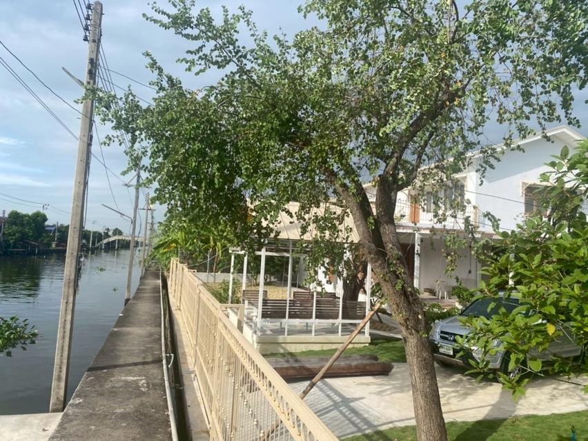 ขายที่ดิน 5 ไร่ พร้อมบ้านพักสไตล์รีสอร์ท ติดคลองสวย พร้อมโอน บ้านแพ้ว 4 ตำบลหลักสาม สมุทรสาคร  7