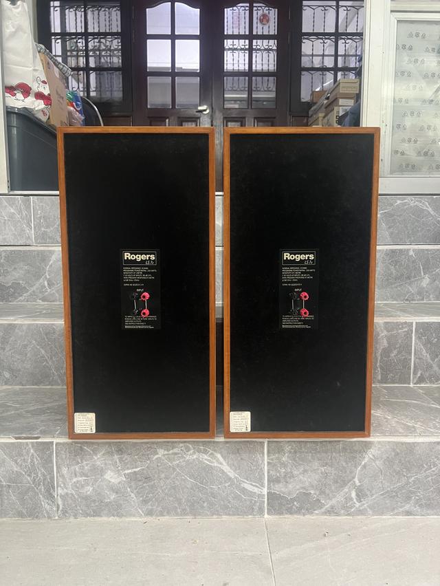ลำโพง ลำโพง ROGERS LS7T MADE IN ENGLAND 2ทางตั้งโต๊ะกึ่งตั้งพื้นรุ่นใหญ่สุดชนิดตู้เปิดท่อลมด? รูปที่ 6