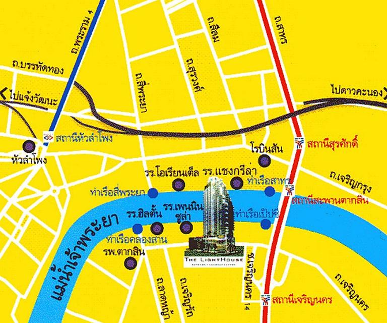 คอนโด เดอะ ไลท์ เฮ้าส์ สาทร-เจริญนคร 80.83 ตรม 2 นอน 2 น้ำ ชั้น20 วิวแม่น้ำ เห็นงานพลุปีใหม่ ห้องมุม ตกแต่งครบ 13