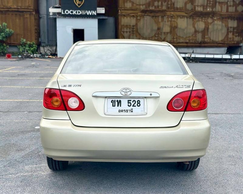 รหัสรถ QT528 Toyota Altis หน้าหมู 1.6 E vvti Auto ปี 02  8