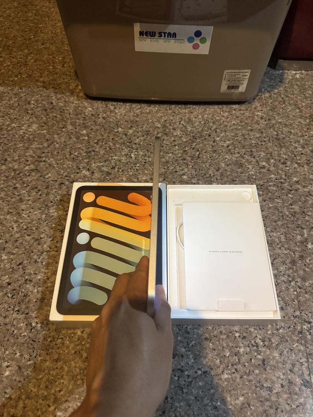 ขายๆๆๆถูกๆๆiPadMini6สีใหม่หายากStar Light มีกล่องอีมี่ตรง 64กิ๊กWifi Only ใช้งานดีทุกๆฟังชั่นสูนTrueทุกๆฟังชั่นรีสโตได้ตลอดไม่มีติดไอคราว Model TH/A รูปที่ 5
