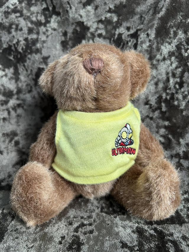 Rare Vintage🧸🇯🇵ตุ๊กตาหมี Teddy Bear x Ultraman งานสะสมเก่าเก็บ Banpresto Japan
