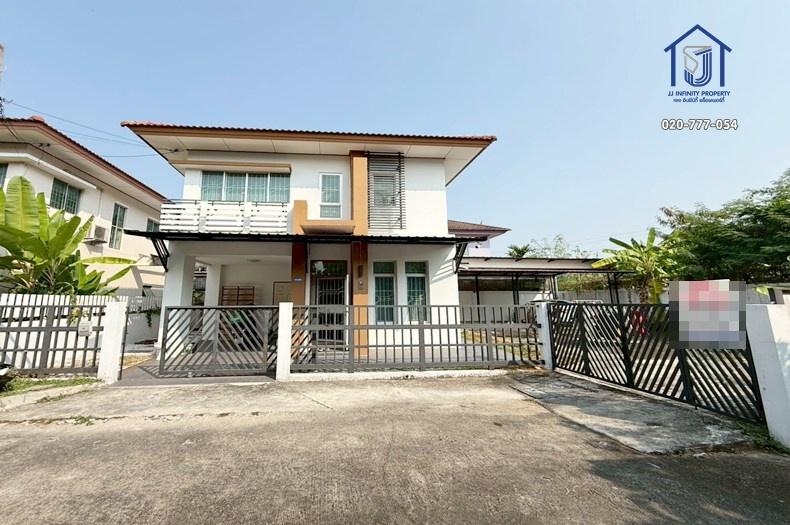 ขายและให้เช่าบ้านเดี่ยว 2 ชั้น พร้อมพัฒน์ กรีนโนวา รามอินทรา ถนนปัญญาอินทรา หลังมุม ใกล้เดอะ เลกาซี่ กอล์ฟ คลับ 1