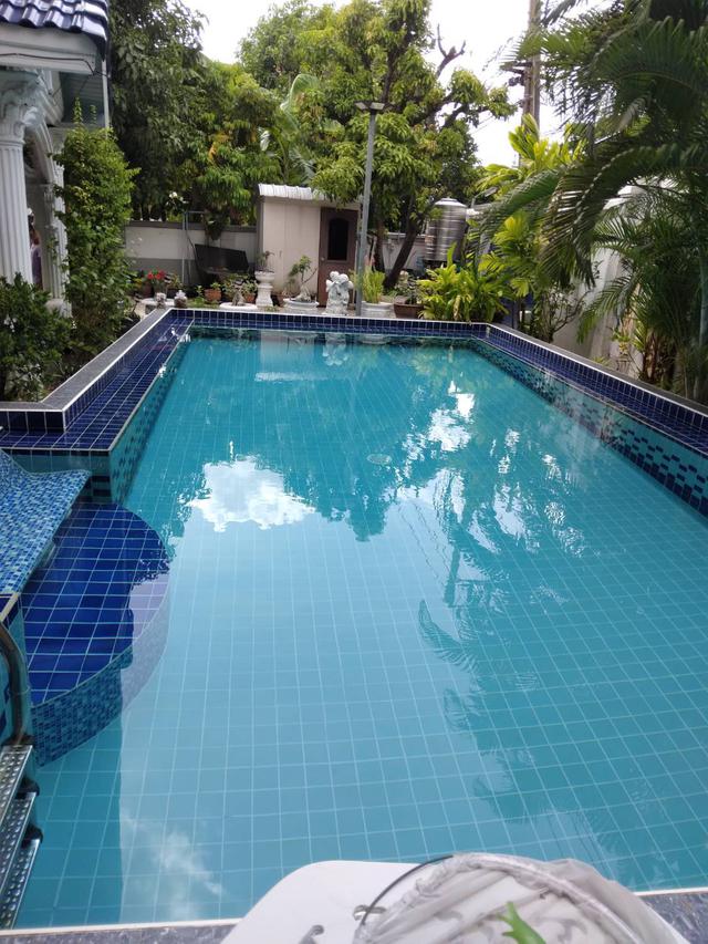 ์Nice House with decorated Europe-Thai wooden Teak with pool for sale 1