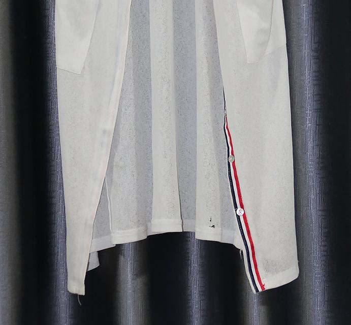 เสื้อคลุมคาร์ดิแกนตัวยาวผ้าตาข่าย สีขาว(Urban Light Long Cardigan)_@SP011 8