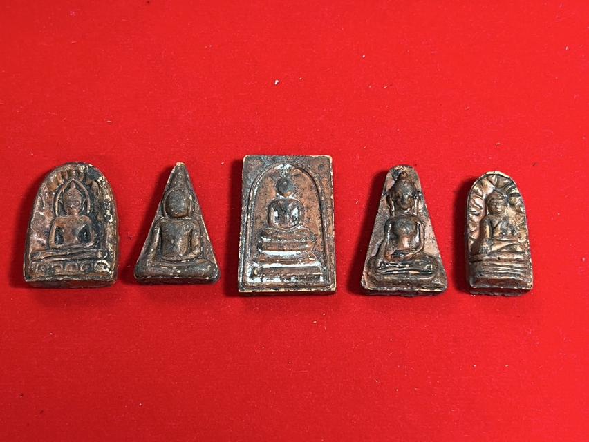 142. ชุดเบญจภาคี เนื้อดินทั้ง 5 รุ่น สัมฤทธิ์ผลทันใจ 2554 พระครูวิชัย แซ่ตั้ง เจ้าอาวาสวัดลาดใหญ่ ต.ลาดใหญ่ อ.เมือง จ.สมุทรสงคราม 8