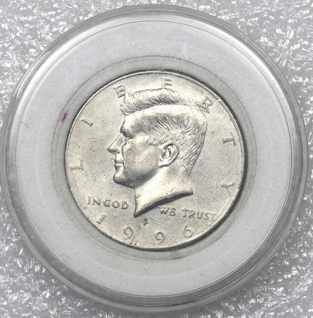 JFK half dollar USA.1996 30 มม.นิคเกิ้ลผสมทองแดง รูปที่ 1