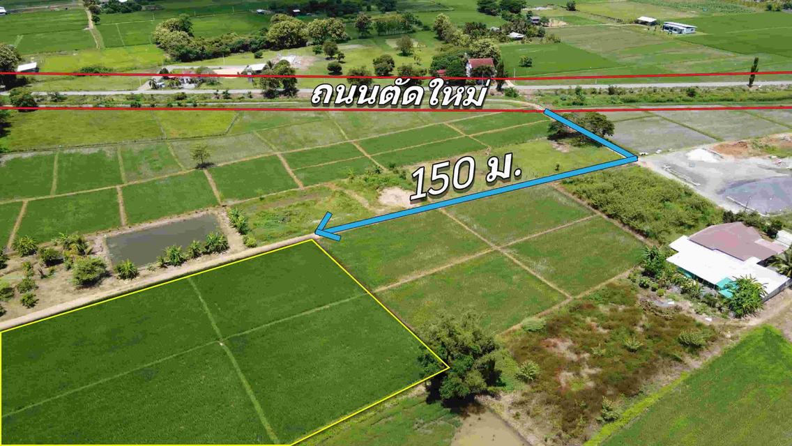 ที่นา 6-3-88 ไร่ (ใกล้ถนนตัดใหม่ 150เมตร ที่ดินมีอนาคต วิวดอย) 5