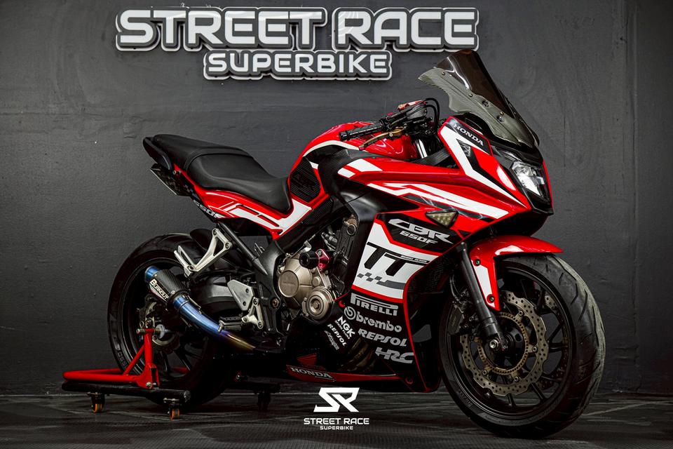 🔥 Honda CBR650F ปี 2018 สีแดง ท่อไทเทเนี่ยม 🔥