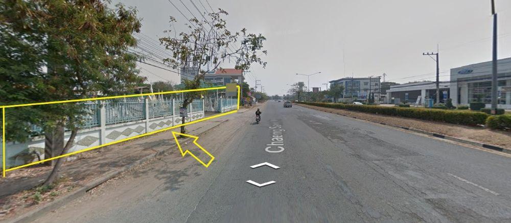 ขายที่ดินพร้อมบ้าน ใจกลางเมืองยโสธร ใกล้ห้างโลตัส ทำเลดี เดินทางสะดวก
