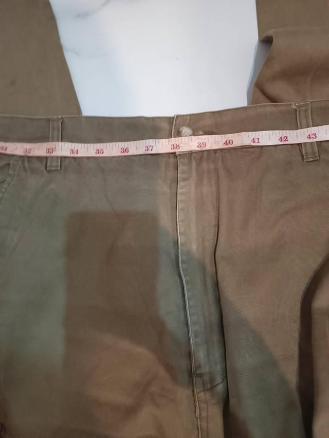 กางเกง Cargo สีเขียวขี้ม้า 38"