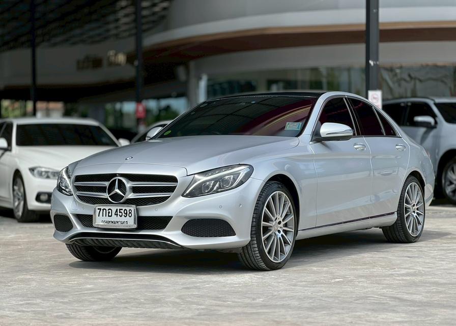 ปี 2016 #BENZ C-CLASS, #C350e AMG DYNAMIC โฉม W205 ปี14-23 สีเทา เบนซิน/ไฟฟ้า มือเดียวป้ายแดง 18