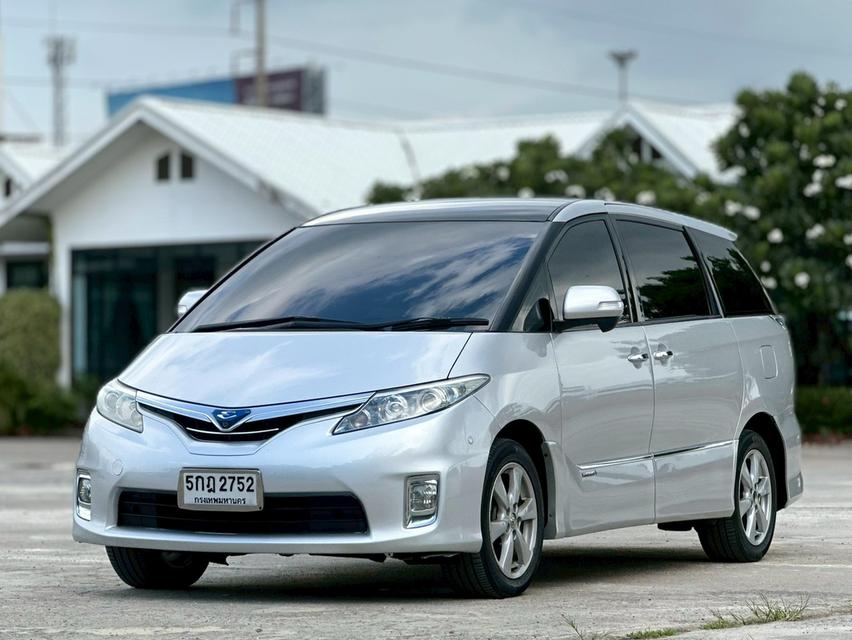 รหัสรถ PAT2752 Toyota Estima 2.4 Hybrid E-Four ปี 2009 สีเงิน