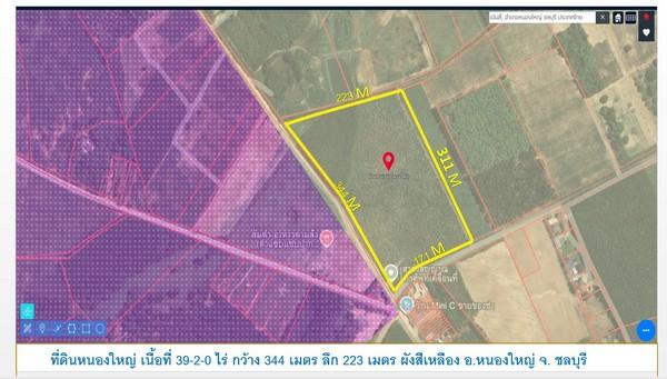 ที่ดินติดถนนเทพราชลากระบัง เนื้อที่ 51-1-167 ไร่ ไร่ละ 10 ล้าน รวมเป็นเงิน 520 ล้านบาท อ.บางบ่อ สมุทรปราการ 10540 1