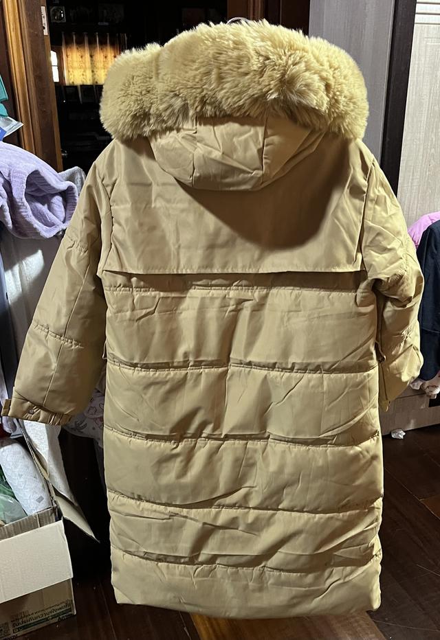 เสื้อโค้ท มีฮู้ด ขนเฟอร์ รูปที่ 2