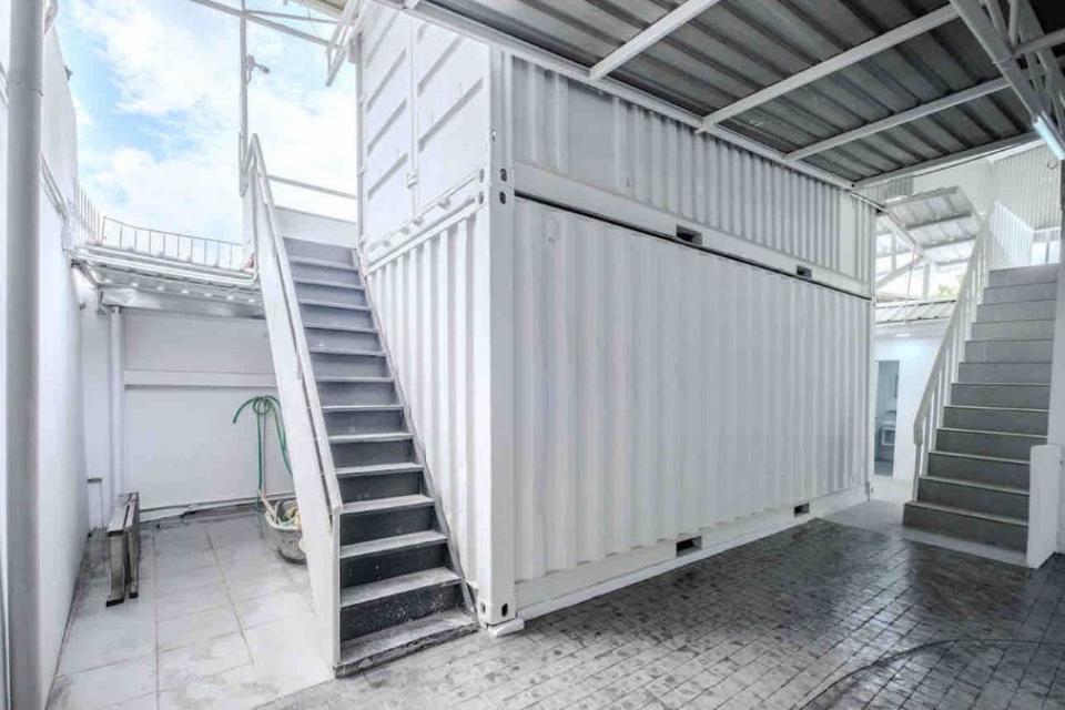 ให้เช่า ที่ดินพร้อมตึกออฟฟิศ + โกดังขนาดเล็ก ใจกลางบางนา 72 ตรว 350 ตรม 4