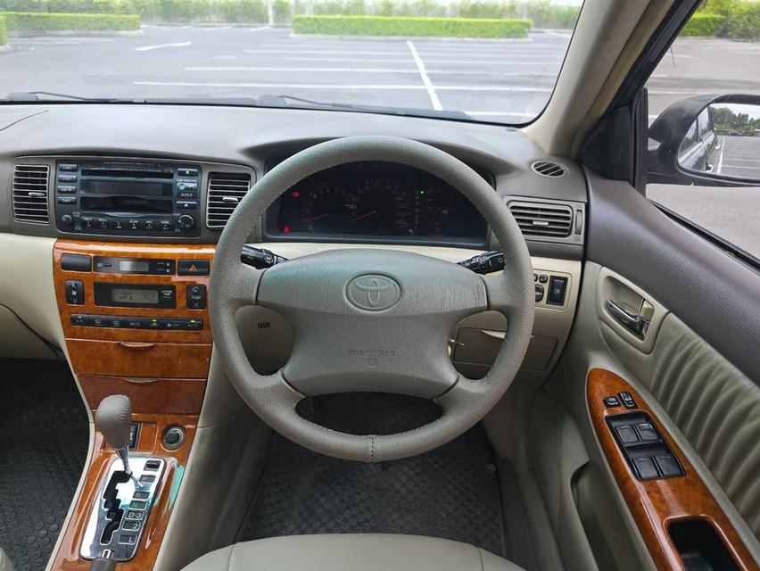 (แจ้งรหัสรถ QT3041) Toyota Altis หน้าหมู 1.6 E เกียร์ Auto เบนซิน ปี2003 รูปที่ 8
