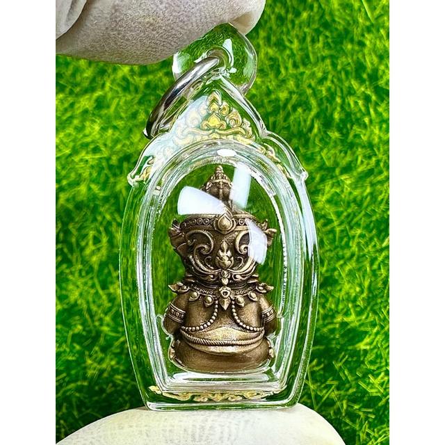 Taowessuwan Veskuvern Noi Amulet – Satin Bronze – B.E. 2567 Blessed by Luang Phor Wijit