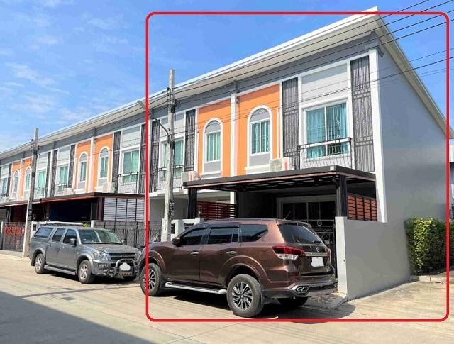 พระราม 9-กรุงเทพกรีฑาตัดใหม่ ARL บ้านทับช้าง 2.8กม. ทาวน์เฮาส์ 2ชั้น ให้เช่าพร้อมเฟอร์ฯ เดอะ พาซิโอ มอลล์ 2 กม. 1