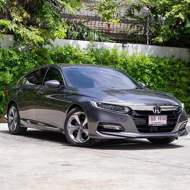 HONDA ACCORD 2.0 HYBRID TECH AT 2020ซีดานหรู ไฮบริด ท็อปสุด ประหยัด 23 km/L ไมล์ 13x,xxx