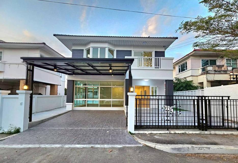 หมู่บ้านมณีรินทร์เลคแอนพาร์คราชพฤกษ์-ติวานนท์ ถนน345  บางคูวัด ปทุมธานี บ้านเดี่ยว2 ชั้น 1