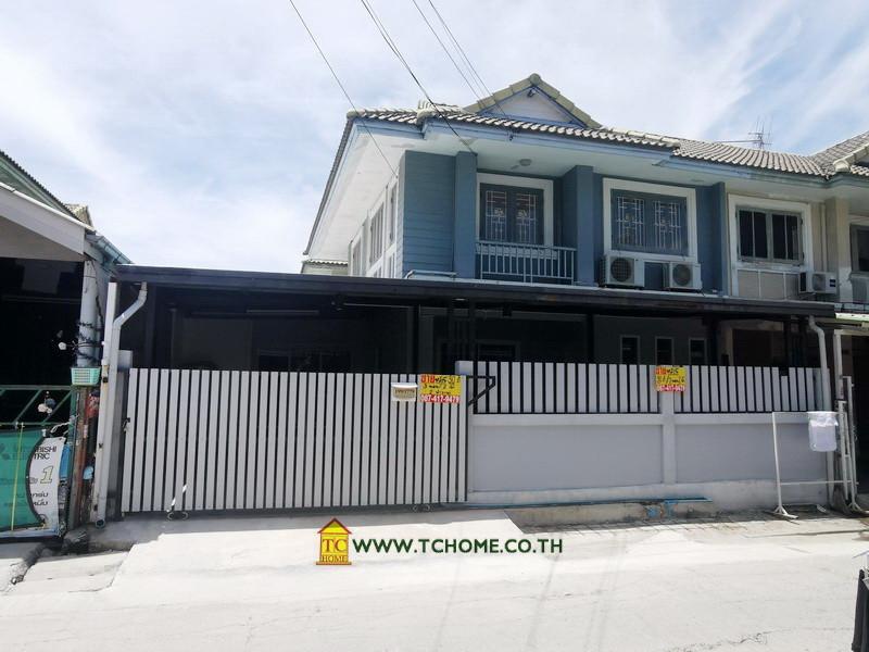 ขายทาวน์เฮ้าส์ 2 ชั้น 30 ตรว. พฤกษา 15 บางพลี-ตำหรุ บ้านสวยสภาพดีมีต่อเติม พร้อมปั๊ม+แท็งก์น้ำ มุ้งลวดเหล็กดัด ใกล้นิคมฯ บางปู ไปแพรกษา-สุขุมวิทได้ 1