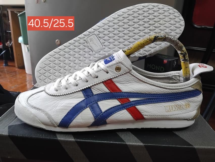 ONITSUKTIGER MEXICO 66 EUR 40.5/A 25.5แท้มือ2สภาพสวยไม่มีตำหนิ790ค่าส่ง50