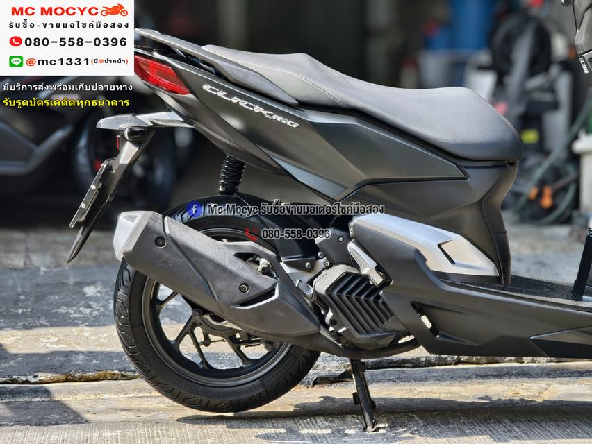 Click 160i 2022 วิ่ง8000โล รถบ้านแท้มือเดียว กุญแจบุคเซอวิสครบ มีเล่มเขียวชุดโอนครบ No1303 9