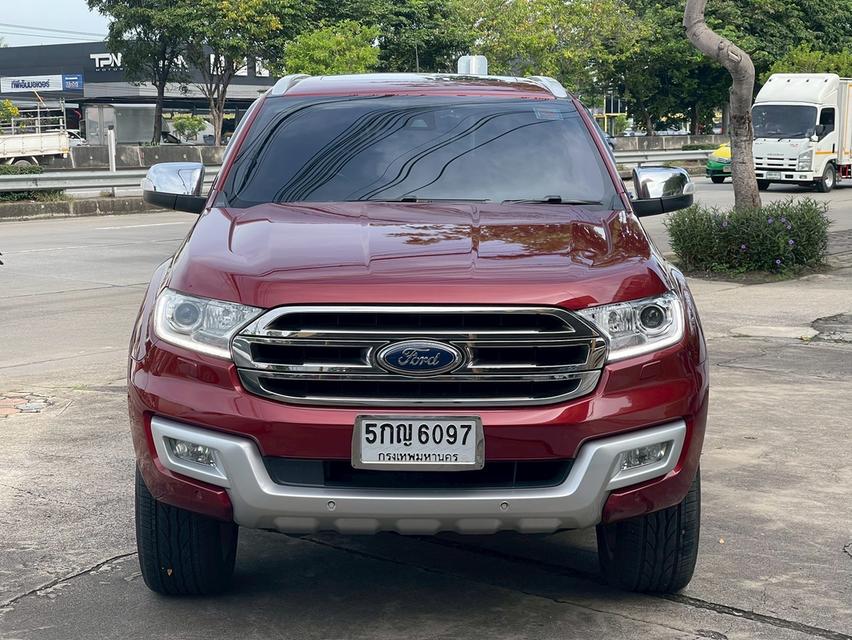 รหัสรถ PJP6097 2016 #FORD #EVEREST 3.2 TITANIUM PLUS (สีแดง) 2