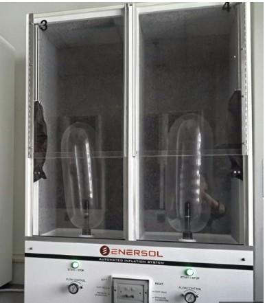 เครื่องทดสอบถุงยางอนามัยและถุงมือยางของ Enersol 