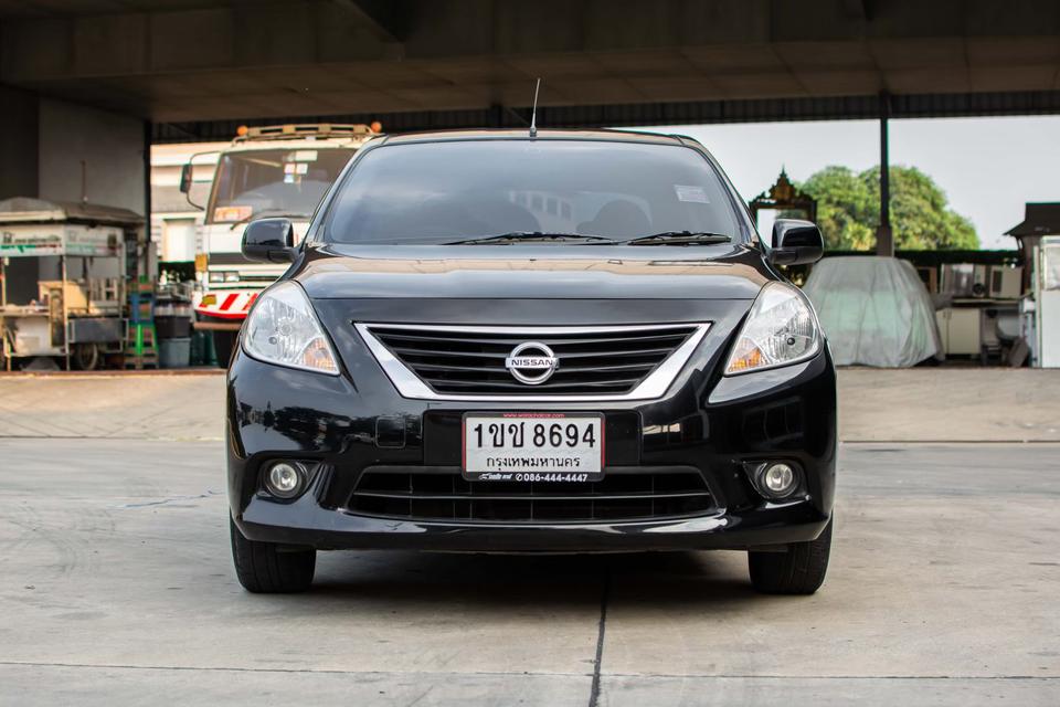 ปี 2012 Nissan Almera 1.2VL A/T สีดำ ส่งฟรีทั่วประเทศ 2