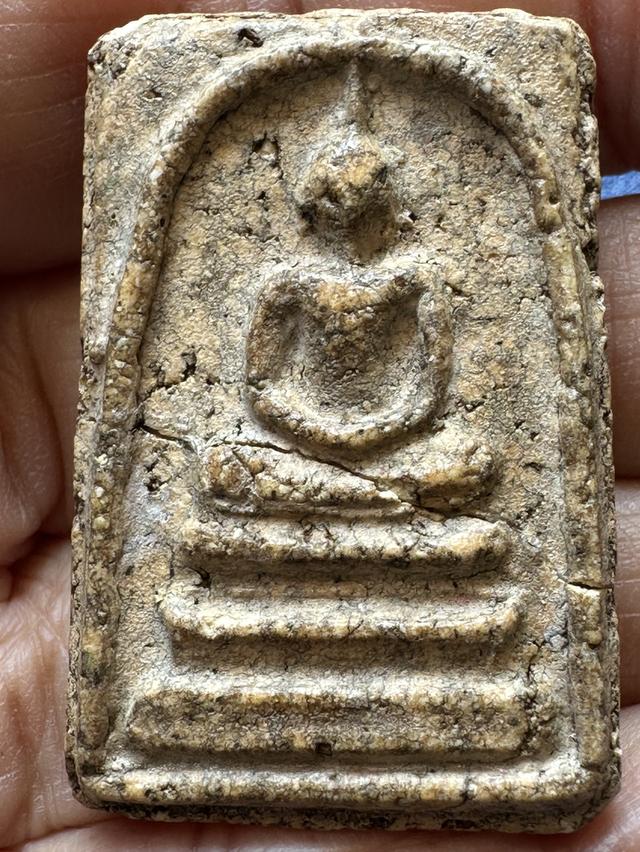 พระสมเด็จพิมพ์ใหญ่เนื้อก้นครก พระหักซ่อมเดิม 7