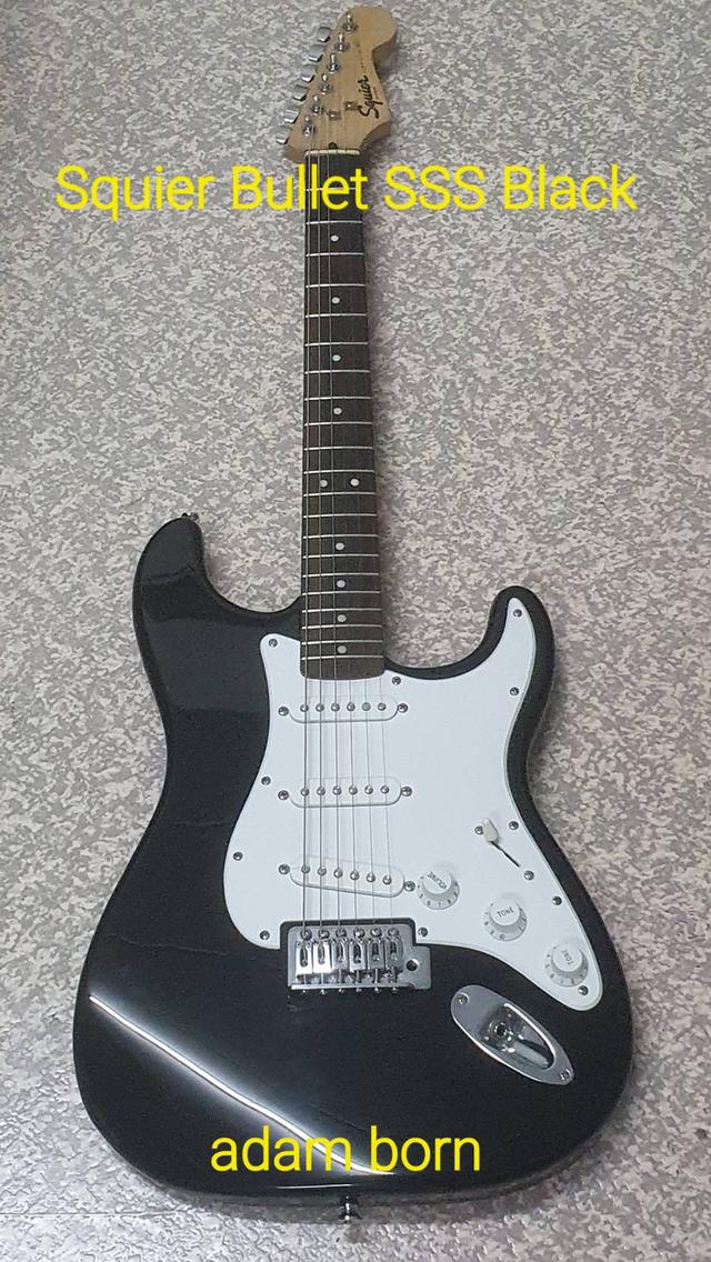 **ขายครับ! Squier 1. Bullet Strat SSS Black สภาพดี ใช้งานปรกติ มีกระเป๋าให้ครับ=3900.- 2. California Series สภาพดี ใช้งานปรกติ มีเป๋าให้ครับ