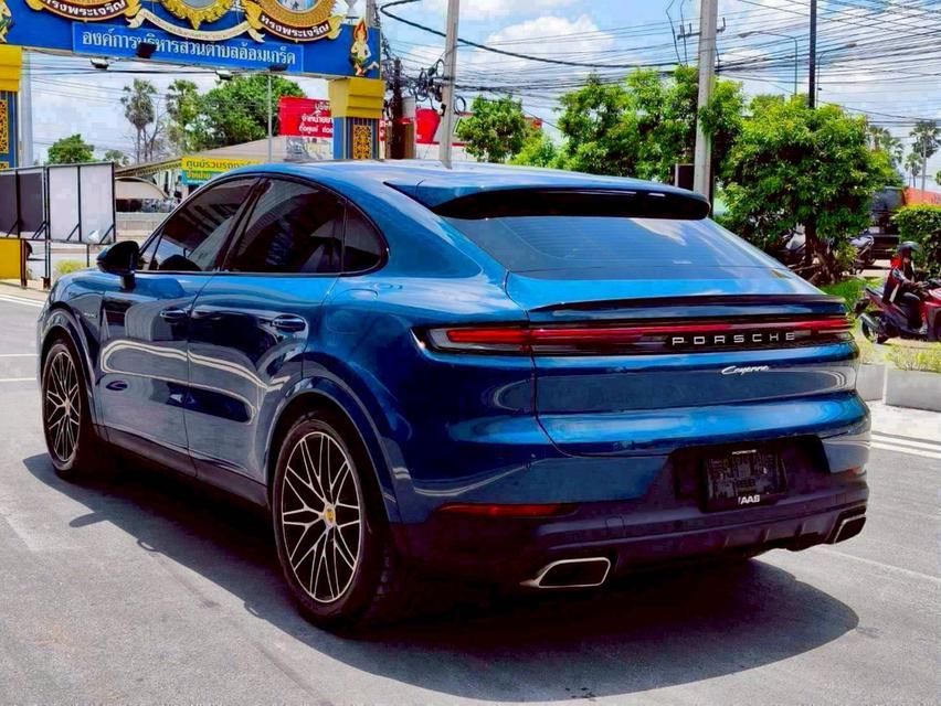 รหัสรถ KPV53 2025 PORSCHE CAYENNE 3.0 HYBRID COUPE สีใหม่ Moonlight Blue 13