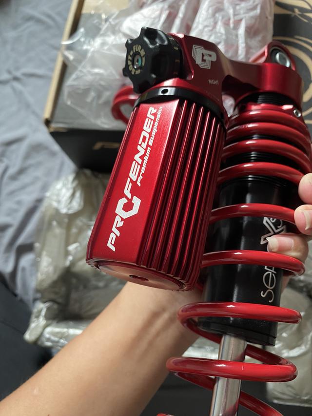 โช๊ค profender x pcx160 สูง365 สีแดงครบกล่อง รูปที่ 13