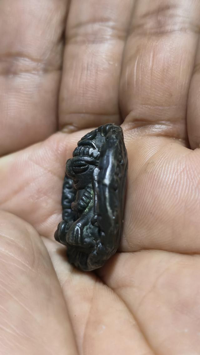 พระอุปคุตเขมรเนื้อสัมฤทธิ์เงิน