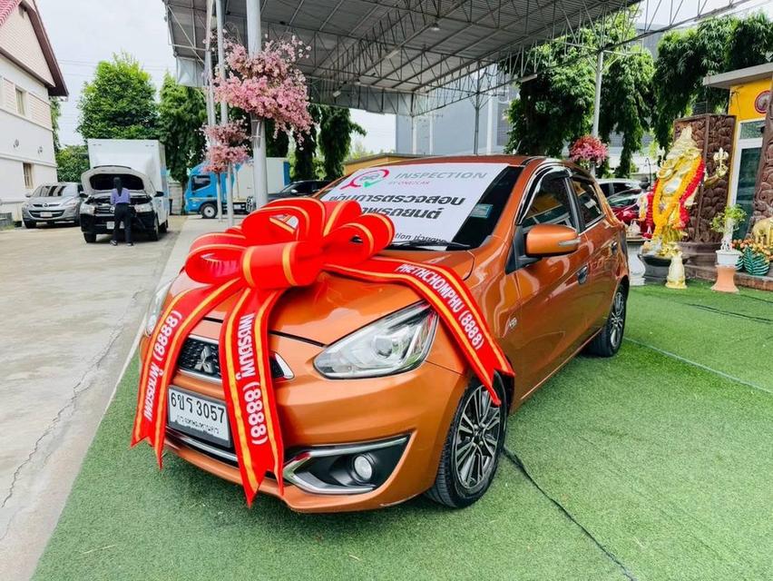 #MITSUBISHI MIRAGEเครื่อง1.2cc.รุ่น GLS Hatchback ปี 2016 เกียร์AUTO ~ไมล์แท้ 12x,xxx กม. ~เครื่องยนต์ 1.2 ลิตร ประหยัดส